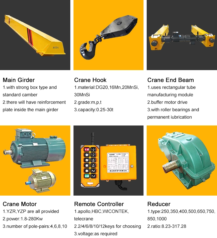 China electric hoist traveling 10ton china electric overhead eot crane