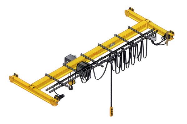 EOT Bridge Type Top Running Rail Mounted 2 Ton Overhead Crane For Sale